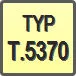 Piktogram - Typ: T.5370